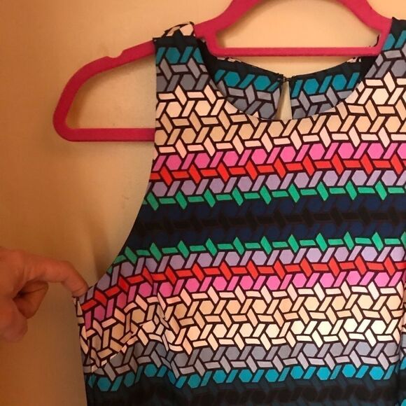 Trina Turk Macee Sleeveless Crewneck Minidress Sz4 - Picture 3 of 7